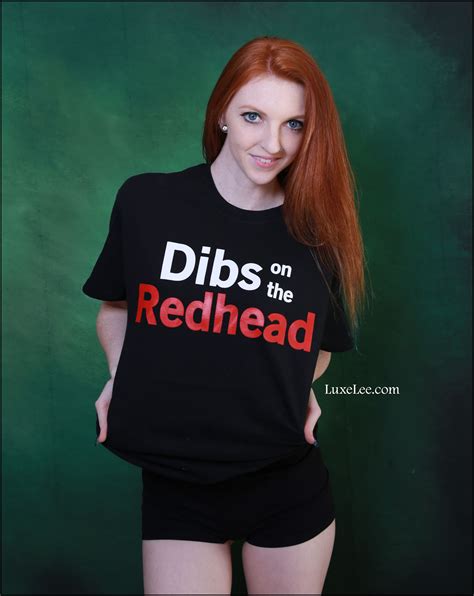 dibs on the redhead